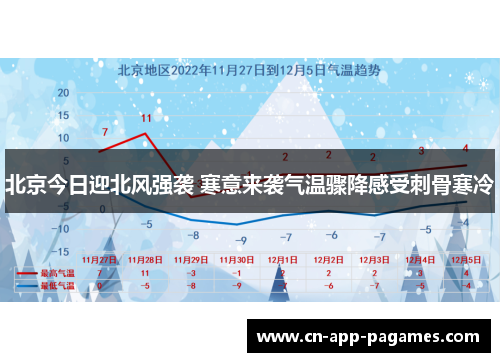 北京今日迎北风强袭 寒意来袭气温骤降感受刺骨寒冷