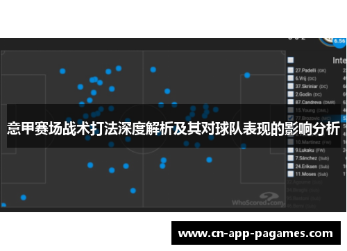 意甲赛场战术打法深度解析及其对球队表现的影响分析 意甲赛场战术打法深度解析及其对球队表现的影响分析